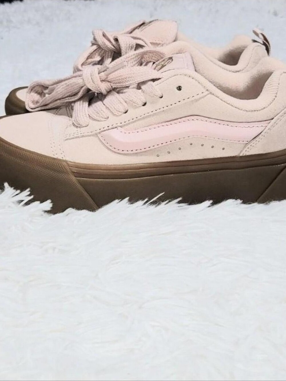 Vans "Knu Stack Platform Sneakers Pink/Gum Color" Women's US Size 6! ✨️ NWOT